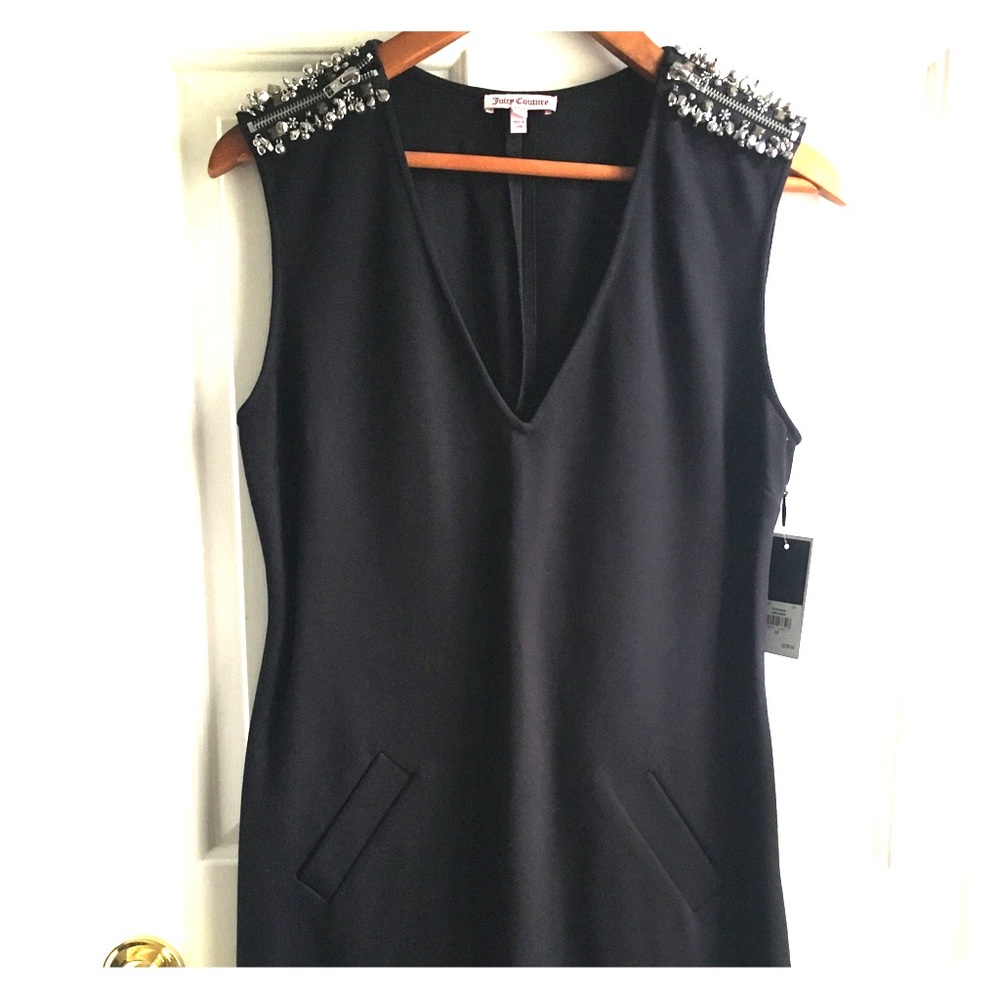 Juicy Couture Pitch Black Ponte Dress